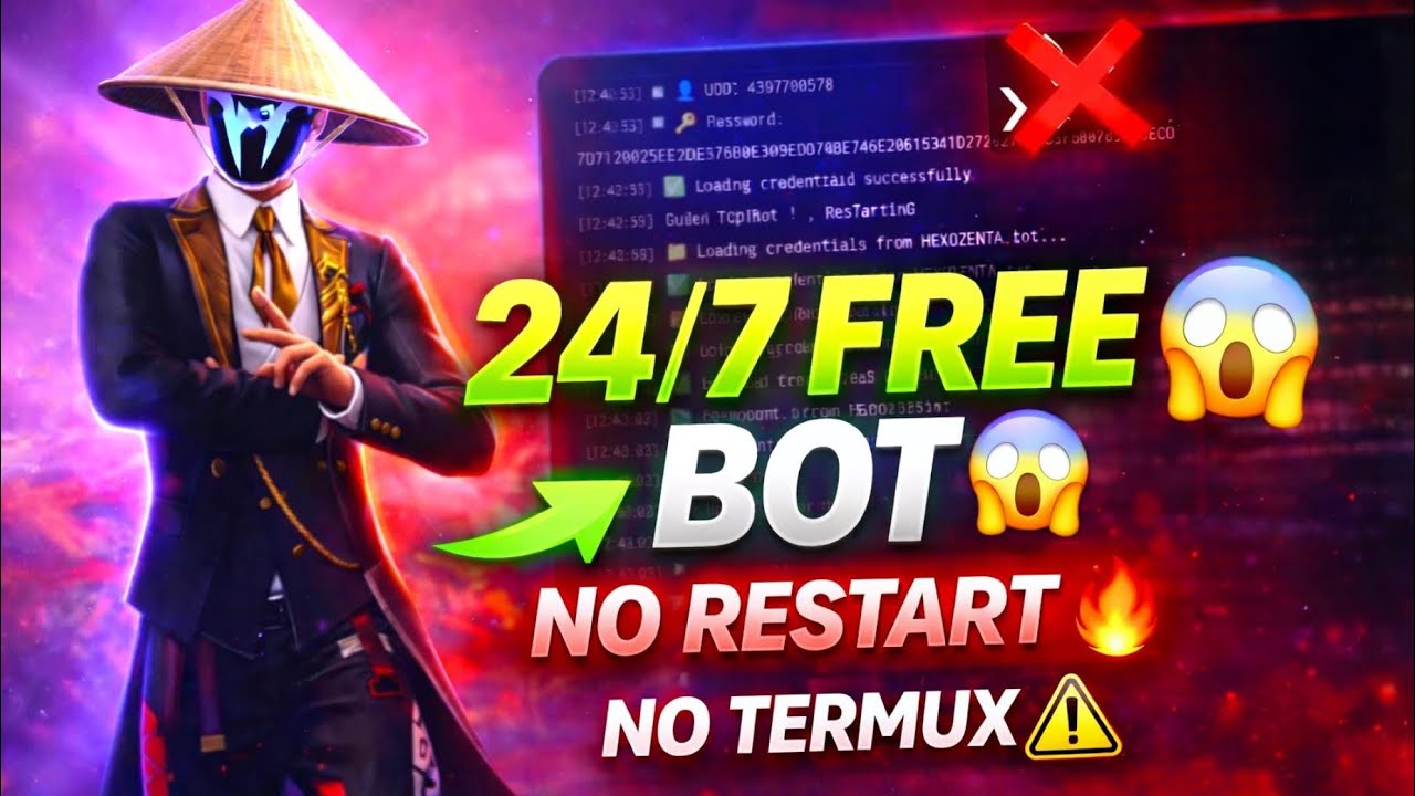 How to Host Guild TCP Bot 24/7 FREE 🔥 (No Termux, No Restart) | Full Setup ✔️