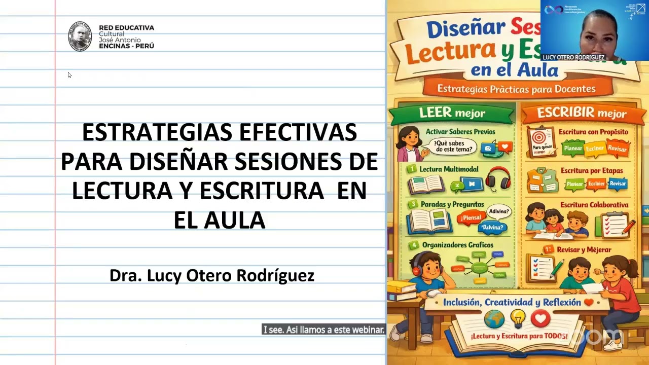 Diseñar sesiones de lectura y escritura