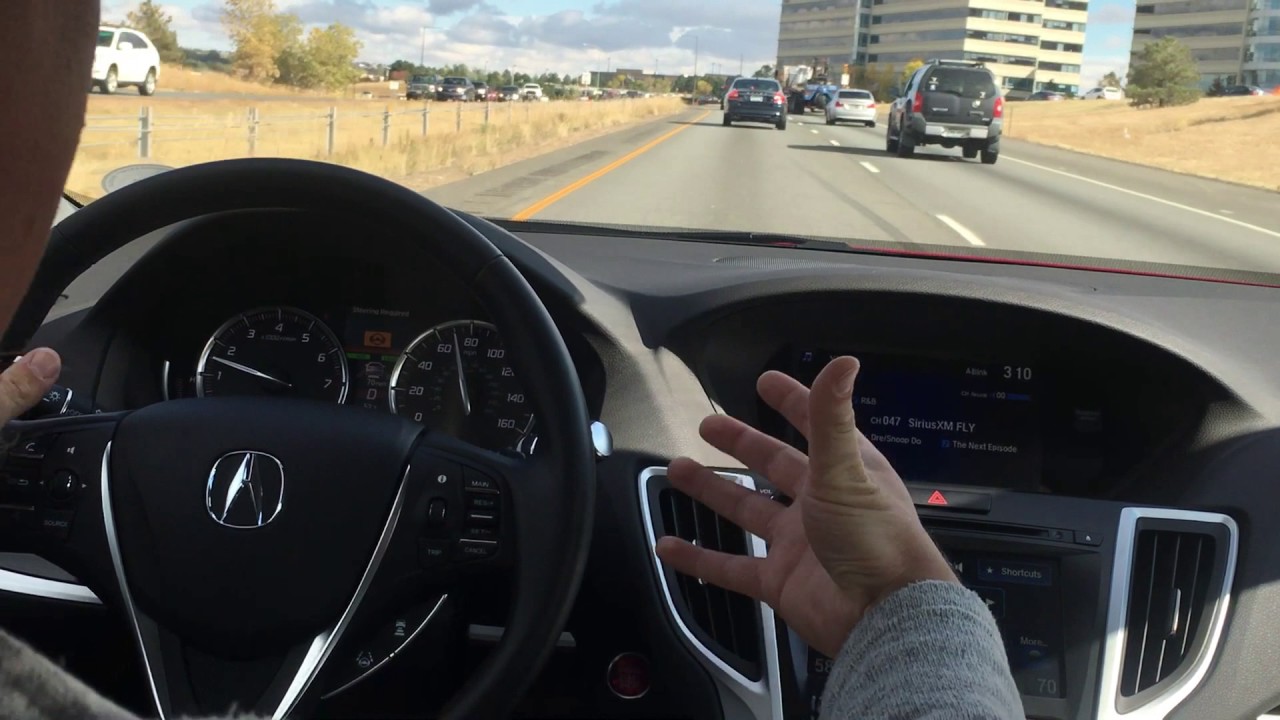 Lane Keep Assist & Adaptive Cruise Control - Acura TLX - Courtesy Acura