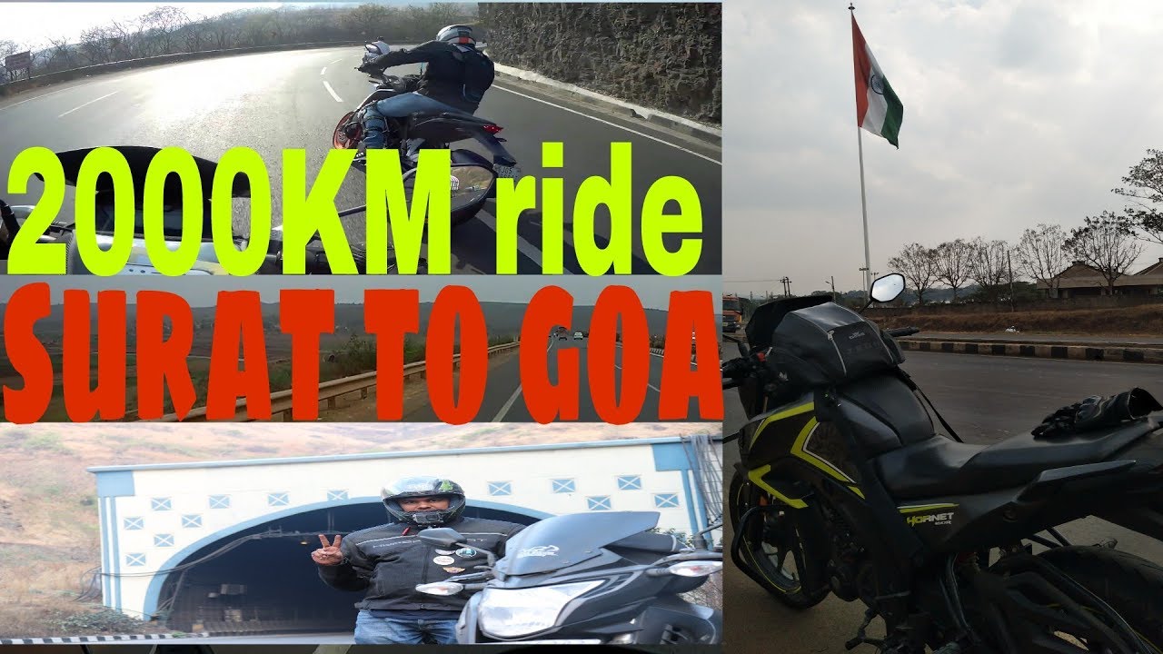 Surat To Goa || Bike Trip || 2000km Ride || Hornet 160r & Duke 200