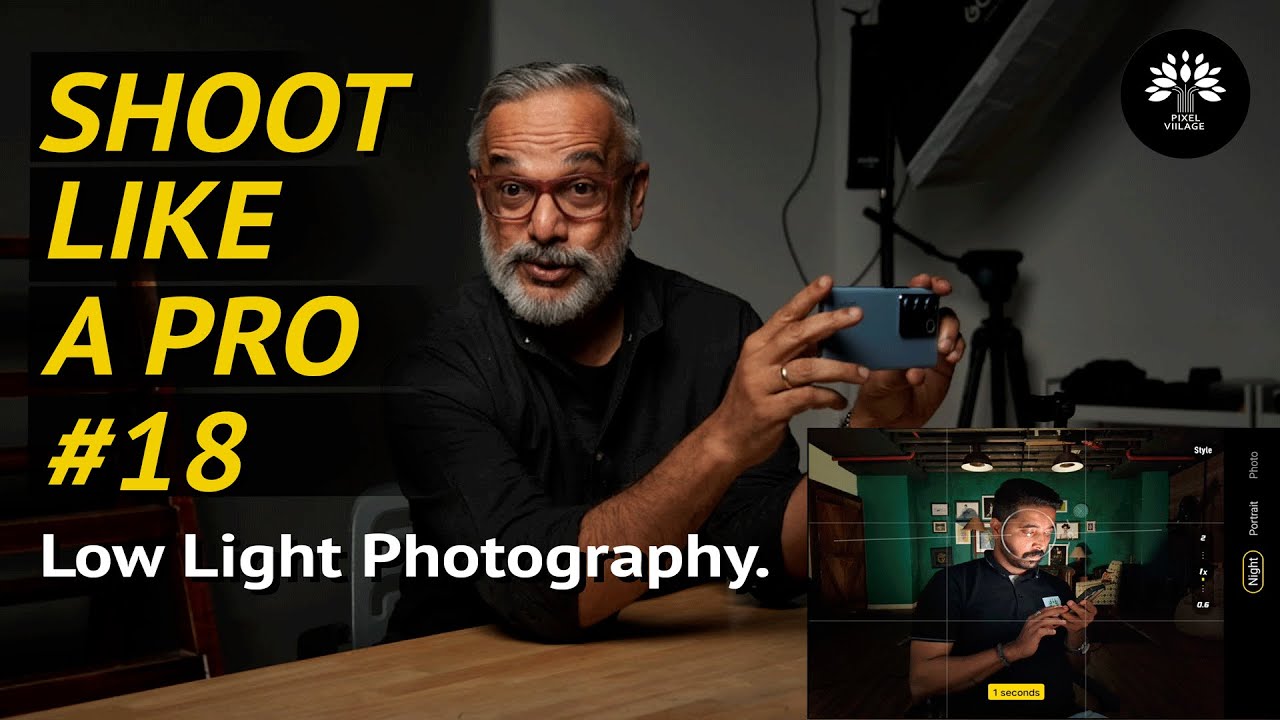 How to use Pro-Mode to create excellent Low Light images with Mobile Phones.