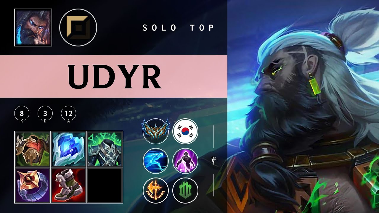 Udyr Top vs Zaahen - KR Challenger Patch 25.24