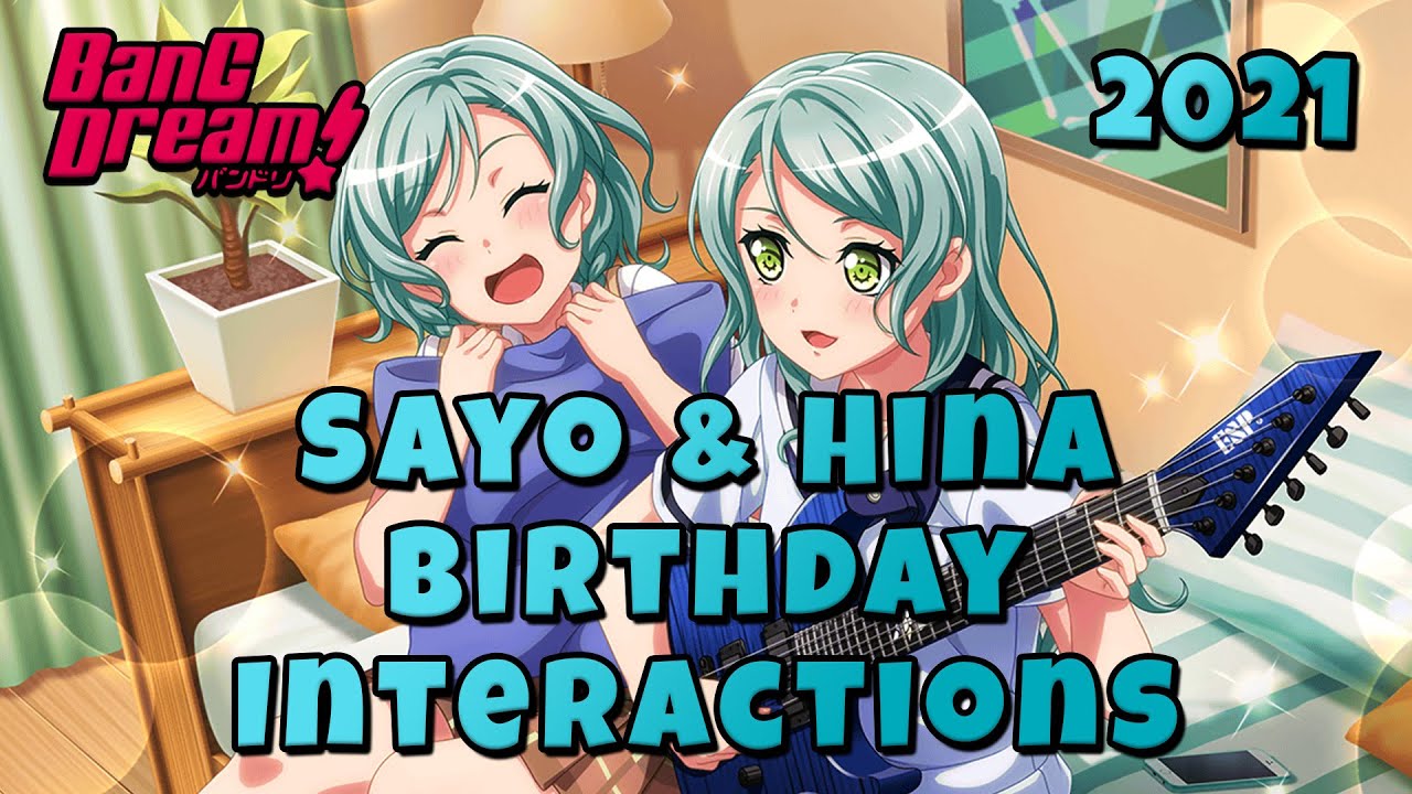 Sayo & Hina Birthday Interactions 2021 | Garupa (EN)