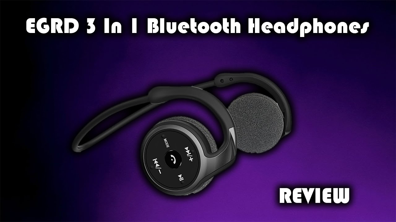 EGRD 3 - In - 1 Bluetooth Headphones Review