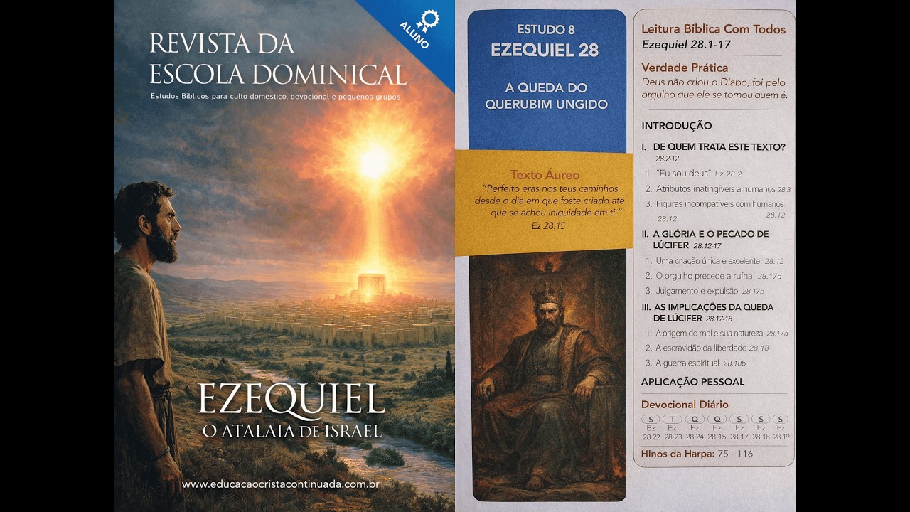 A QUEDA DO QUERUBIM UNGIDO - Ezequiel 28