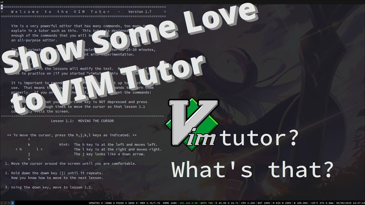 VIMTutor: The VIM Tutorial You Didn't Know You Had
