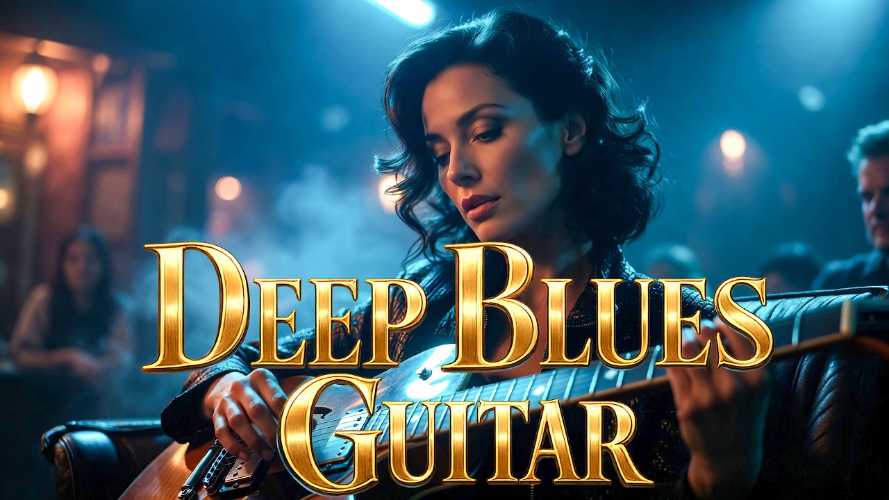 🎸 Deep blues guitar instrumental – cinematic slow electric blues mood
