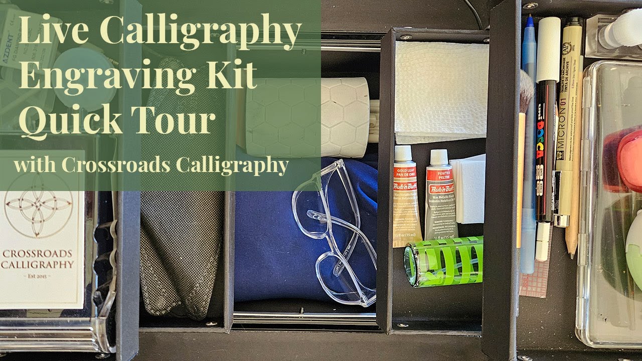 Live Calligraphy Engraving Kit Quick Tour