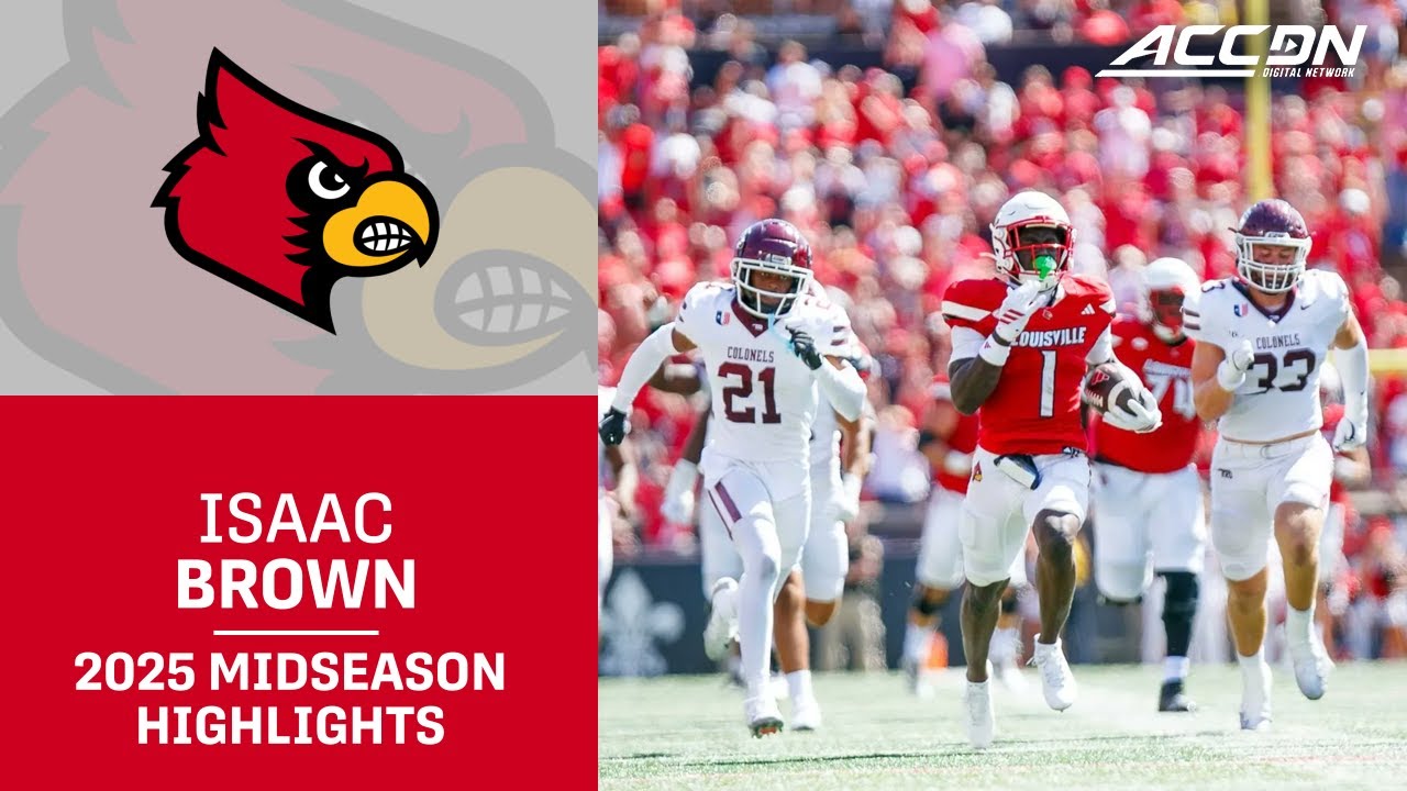Louisville RB Isaac Brown Midseason Highlights | 2025 ACC Football