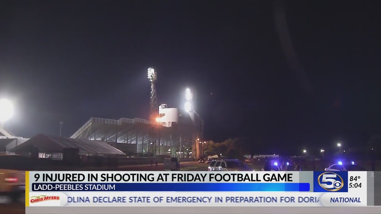 9 injured in shooting at Friday football game