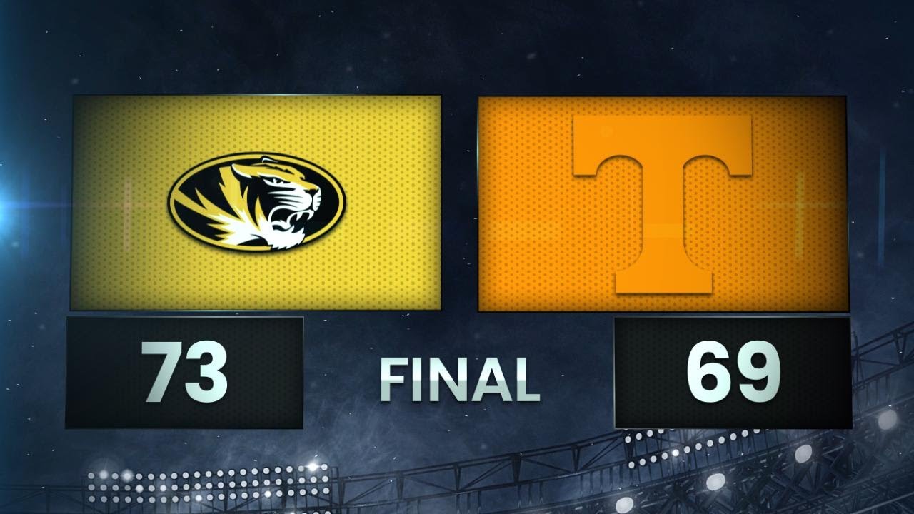 Missouri Tigers Highlights vs. Tennessee Volunteers