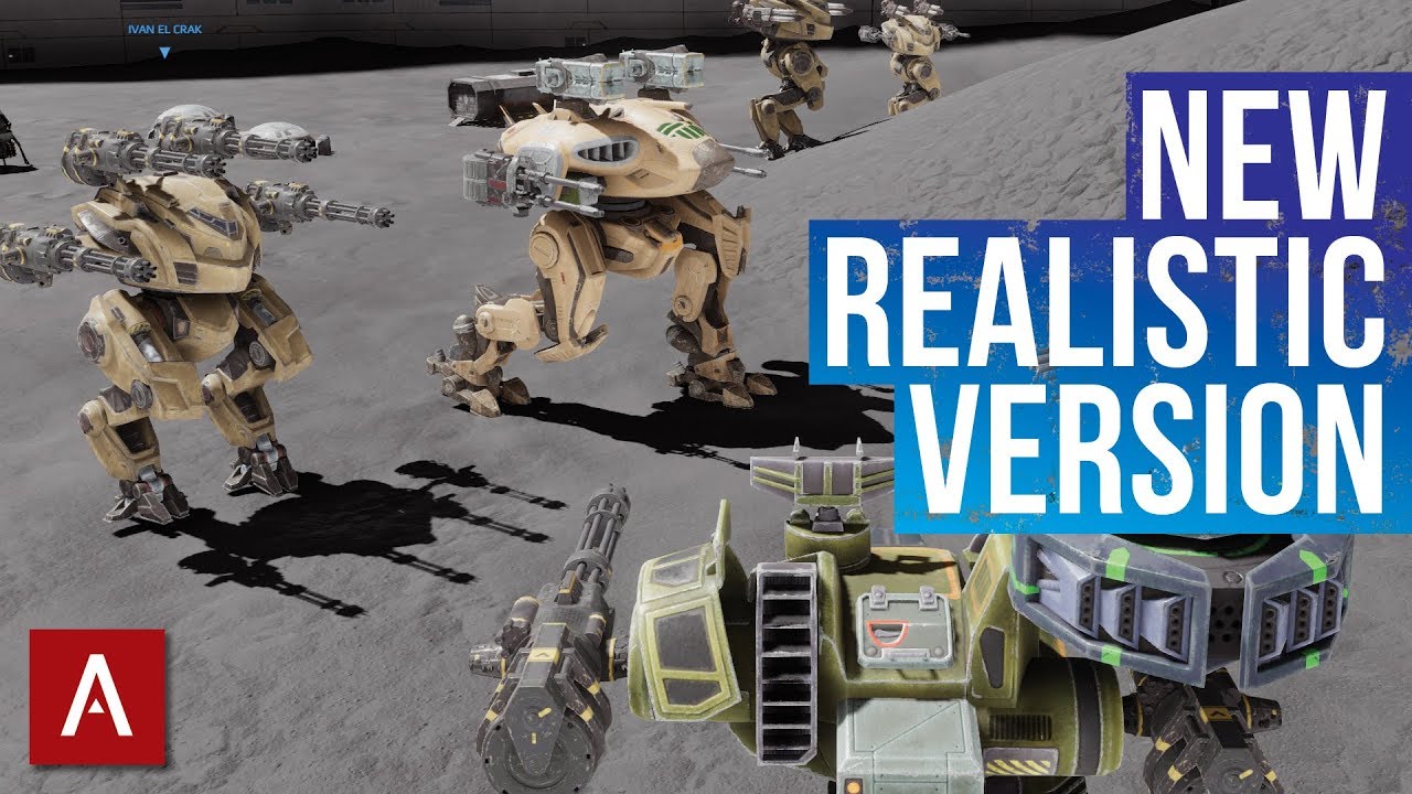 War Robots Beta (Steam) / NEW Realistic Version On PC! / WR Gameplay