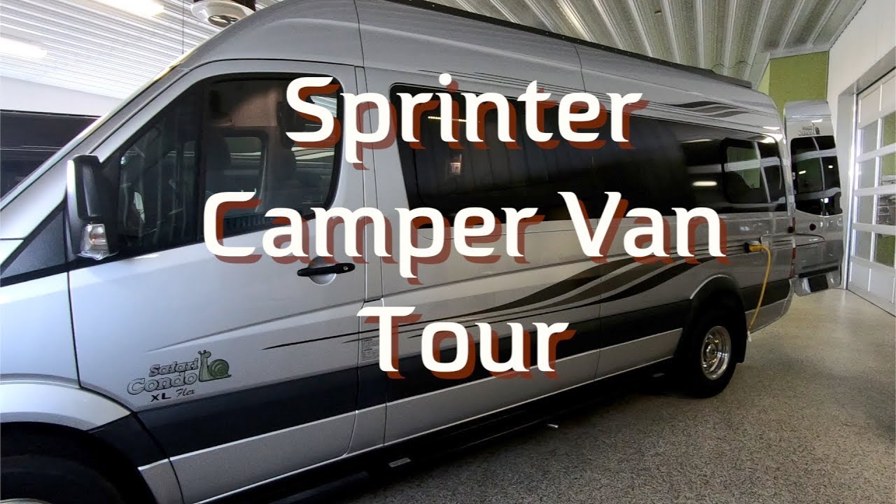 Vanlife Sprinter Camper Van conversion ! (22' V6 Diesel Engine)