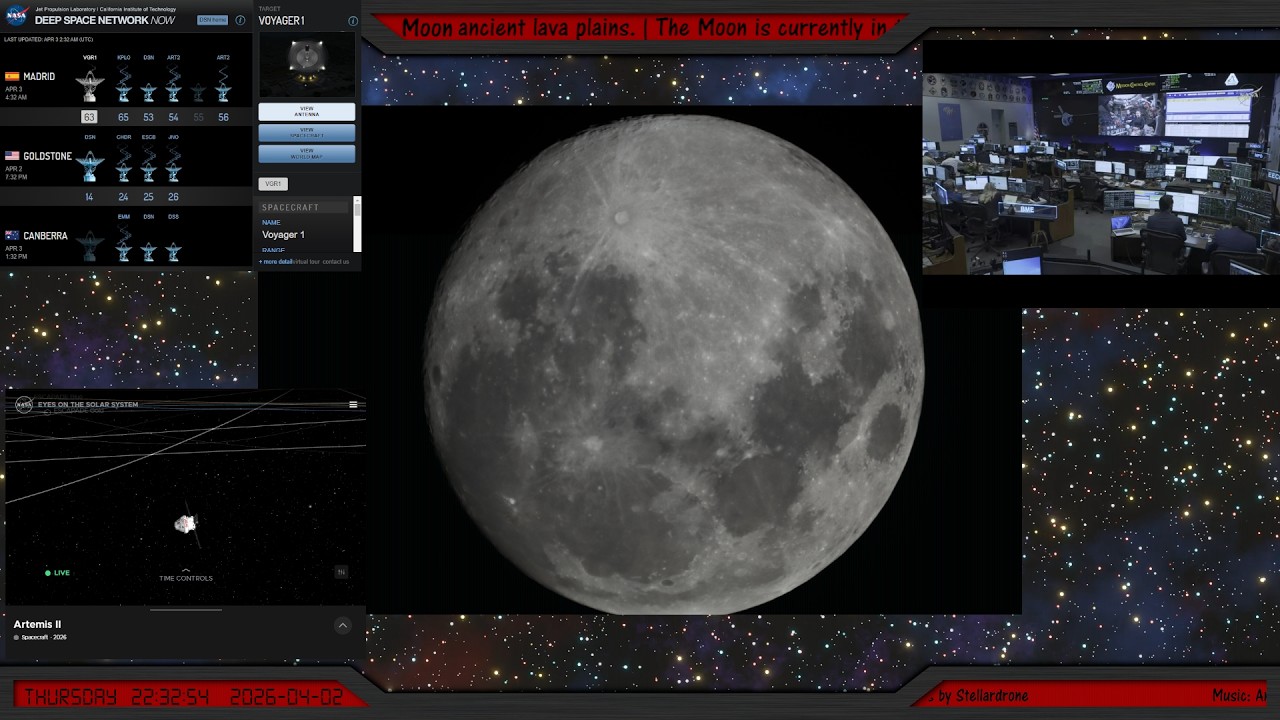 Lunar Gallery + Artemis II Flight Day 4 Live!