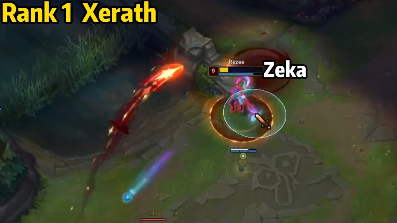 Rank 1 Xerath vs HLE Zeka Hwei on the Super Server!