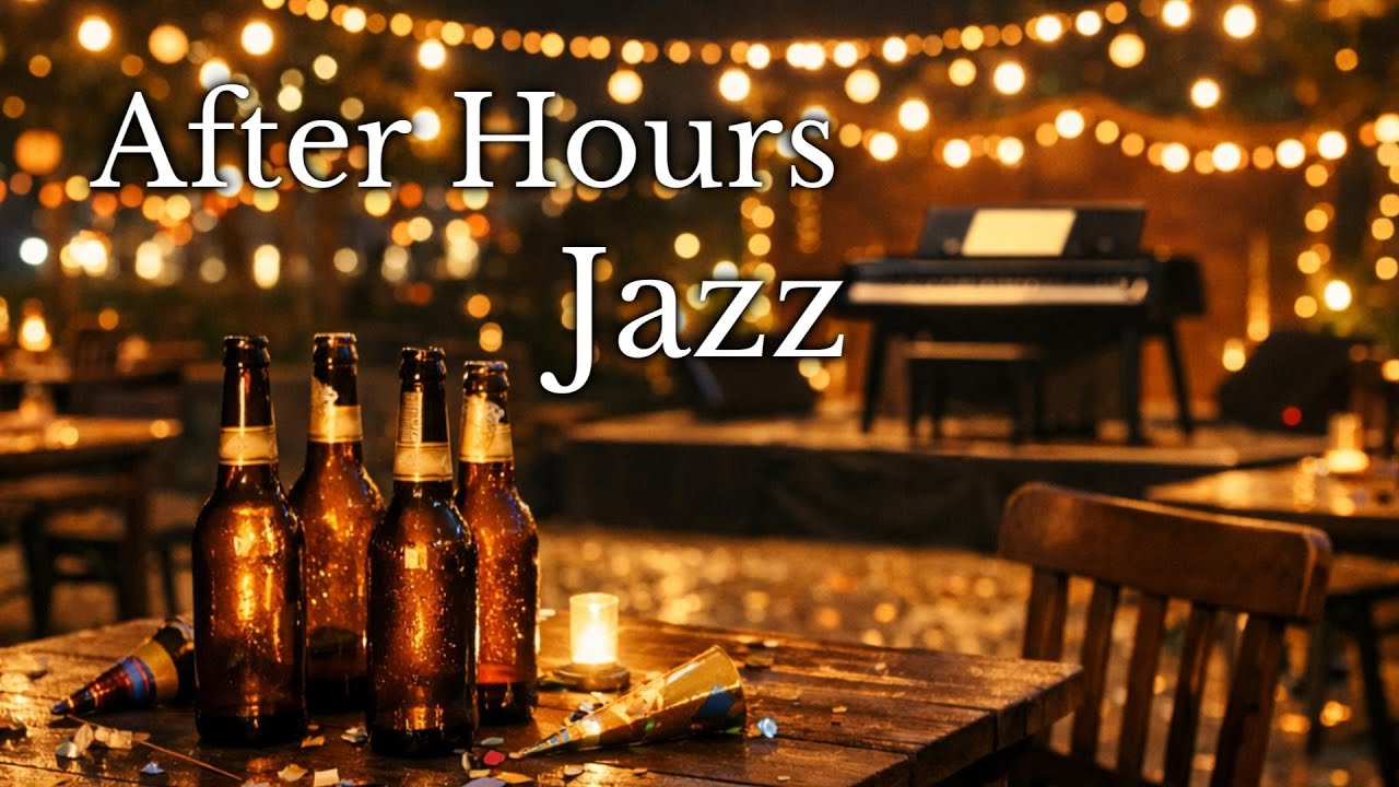 Outdoor Night Jazz 🍺 Live Piano & Warm Evening Vibes