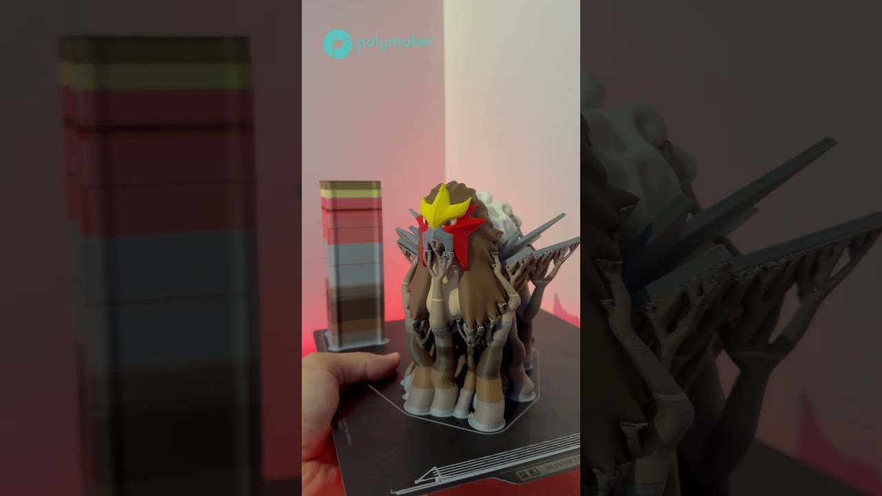 Entei #3dpokemon #pokemon #обновление3dпринтера #нитьдля3dпринтера #pokemongo #игры