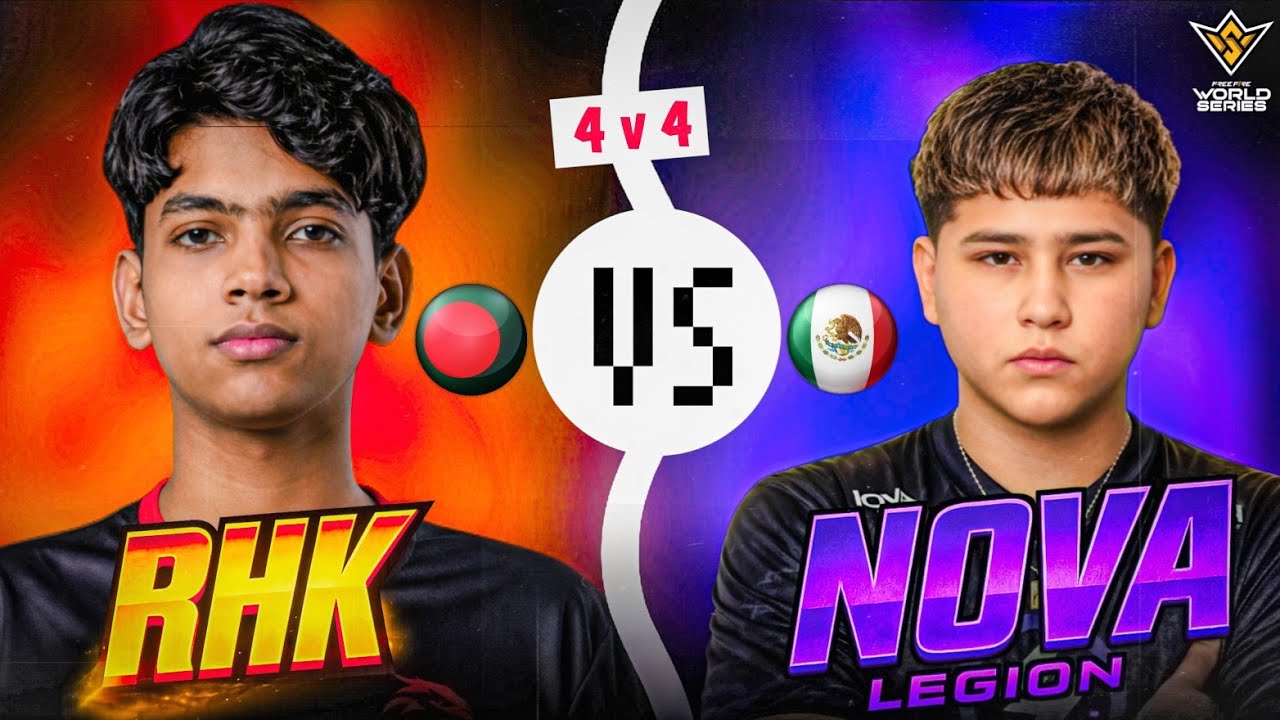 RHK VS NOVA LEGION ড্রপ ক্লাশ 🔥 FFWS 2025 #rhk #redhawks 