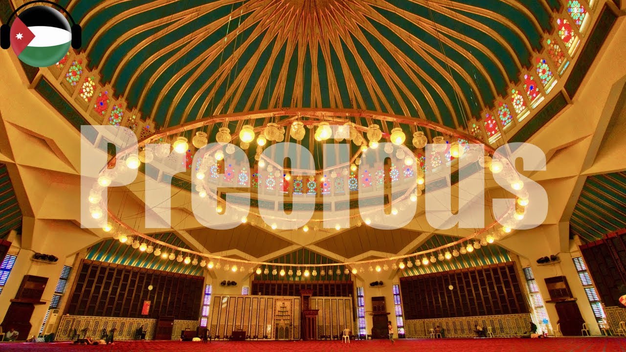 【Beautiful】King Abdullah Mosque  🎧 Amman 【Jordan】
