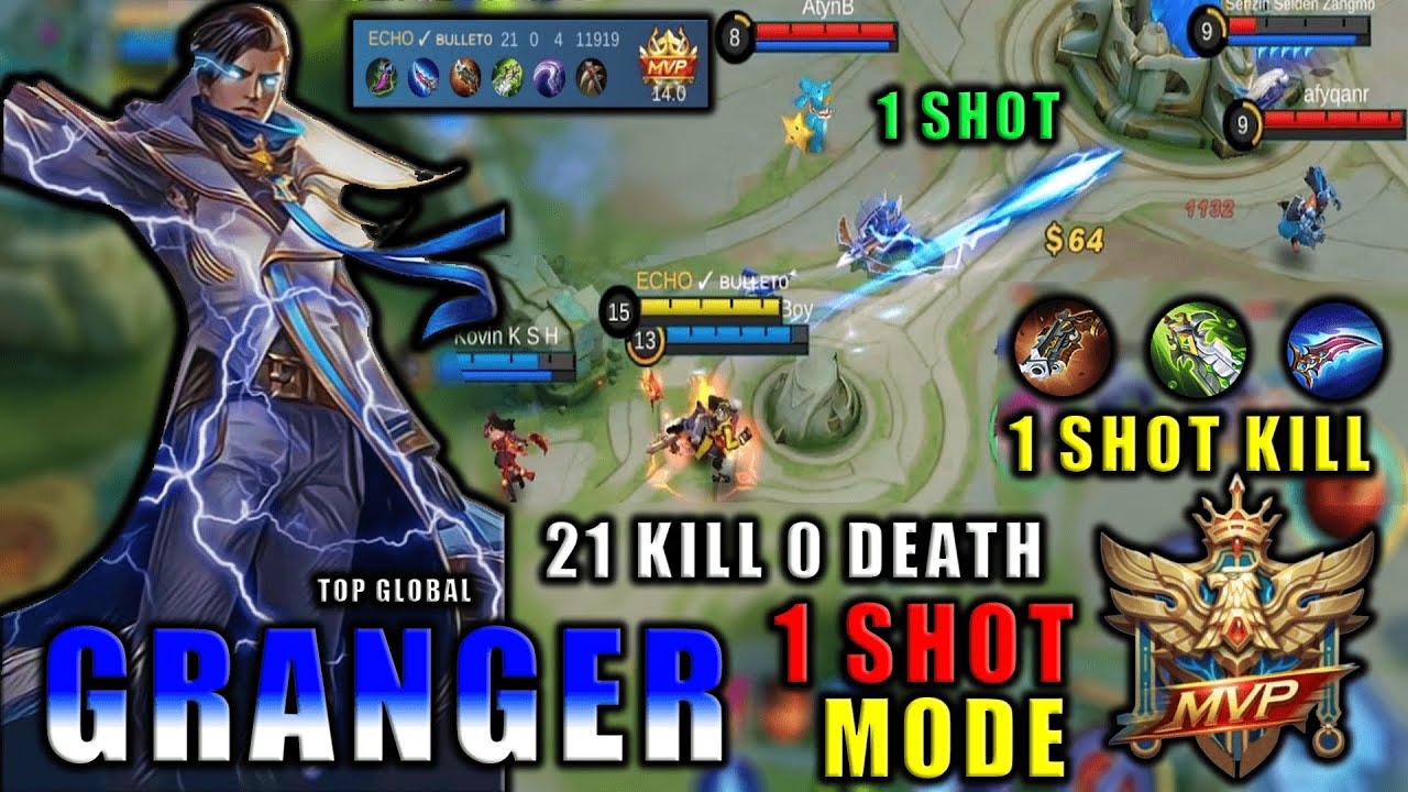 GRANGER COUNTER ALL META HERO | Build Top 1 Global | Best Build 2023 | Mobile Legends | MLBB