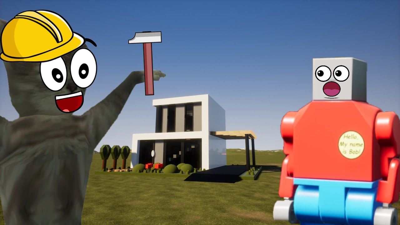 DOMNUL MOTAN SICII ISI CONSTRUIESTE O CASA IN BRICK RIGS!!