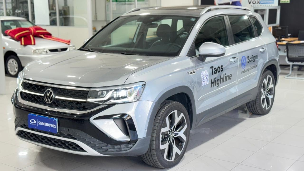 Taos Highline 250 TSI 2024 - Test Drive com apenas 3 mil KM