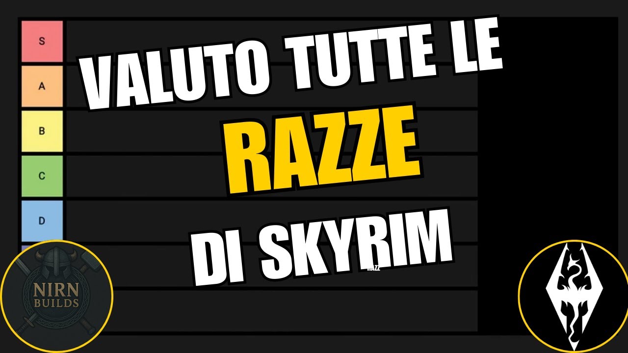 SKYRIM - VALUTO TUTTE LE RAZZE (in base alle abilità) - Quale sarà la migliore?