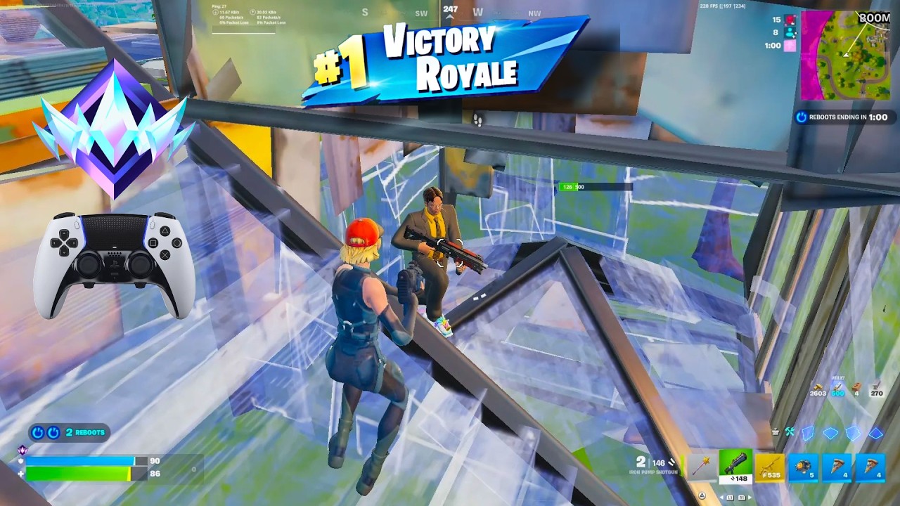 Fortnite Unreal Ranked Reload | PS5 Controller Gameplay