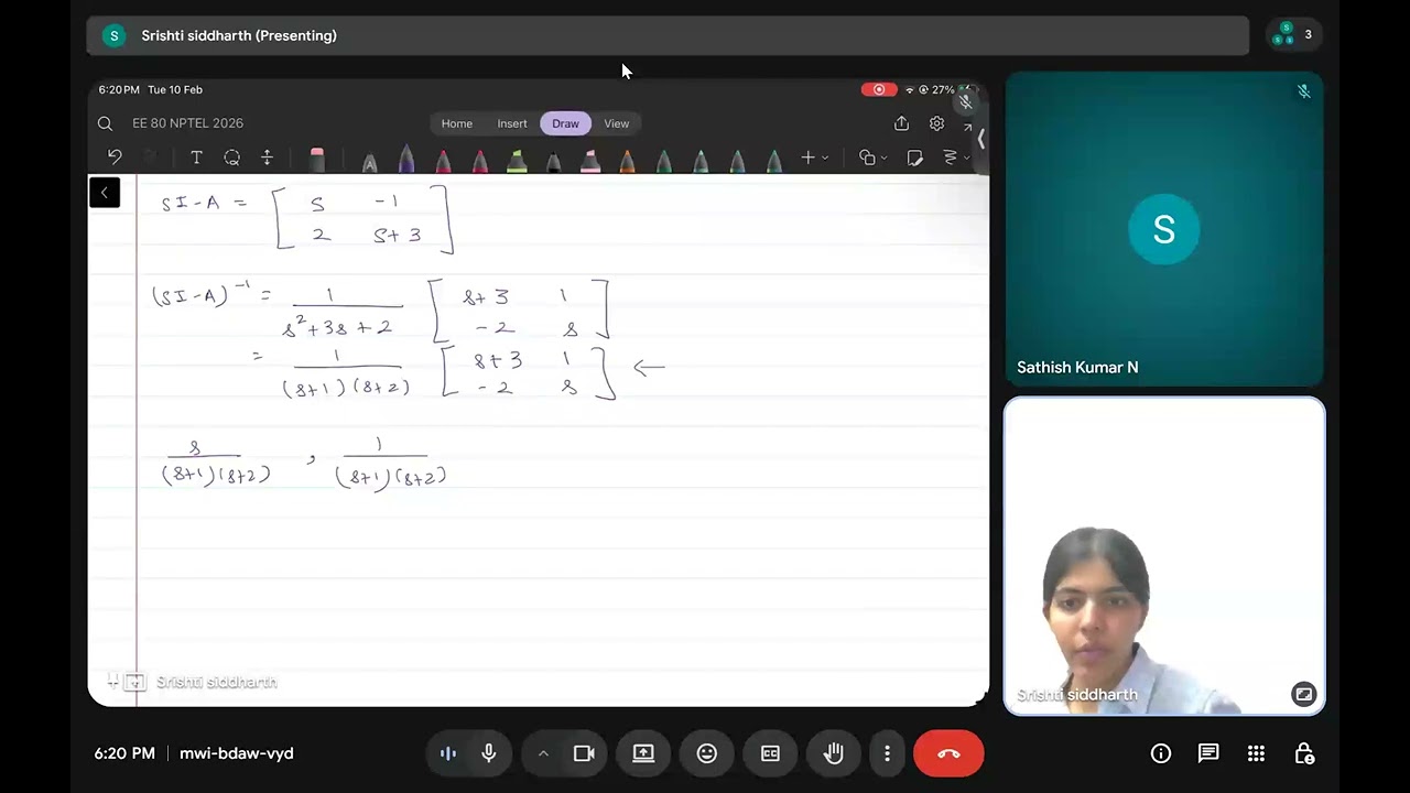 Week 3: State transition mtarix, Solution of LTI and LTV systems, Discrete solutions