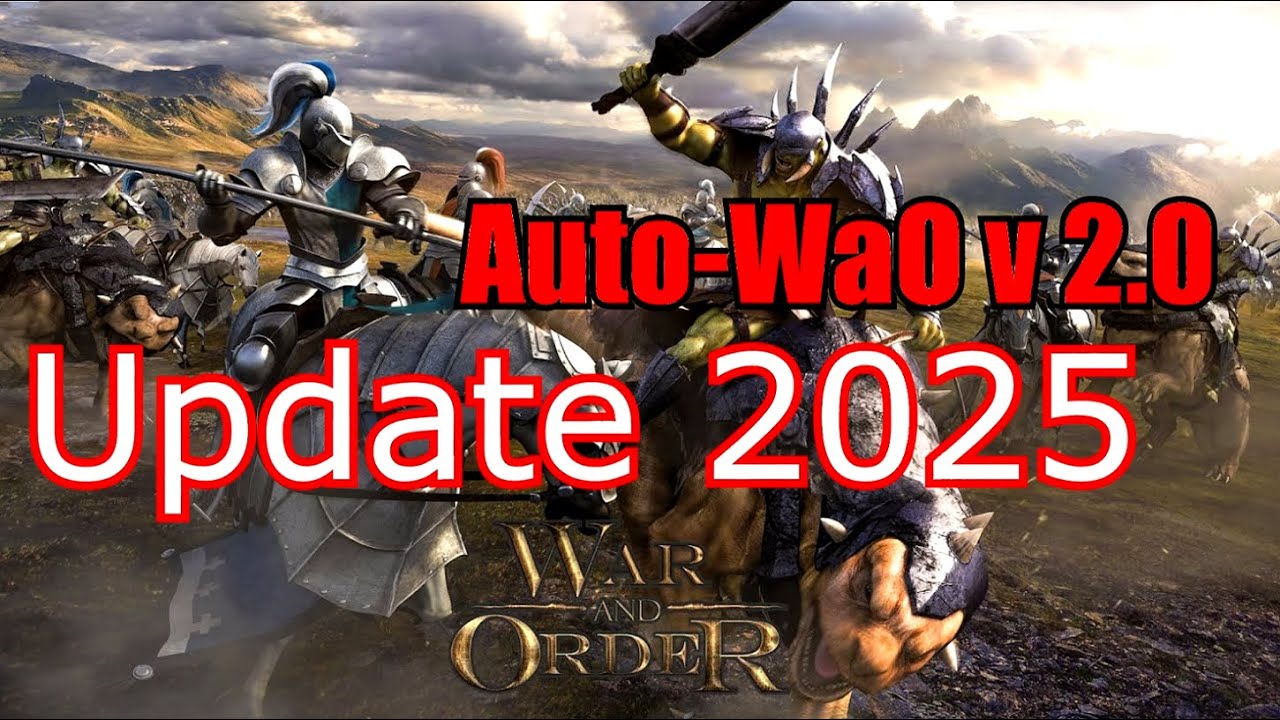War and Order Бот - Auto-WaO v2.0 - МОЩНАЯ ОБНОВА 2025! Nox и LDPlayer \  EZ 10 потоков  \ Farm Bot!