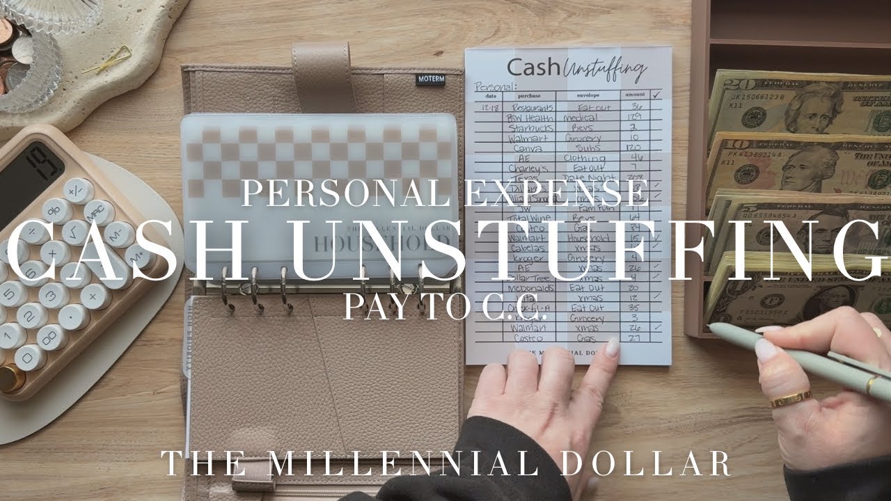 Cash Unstuffing: How I Spent My Budget | Real-Life Cash Envelope Update!