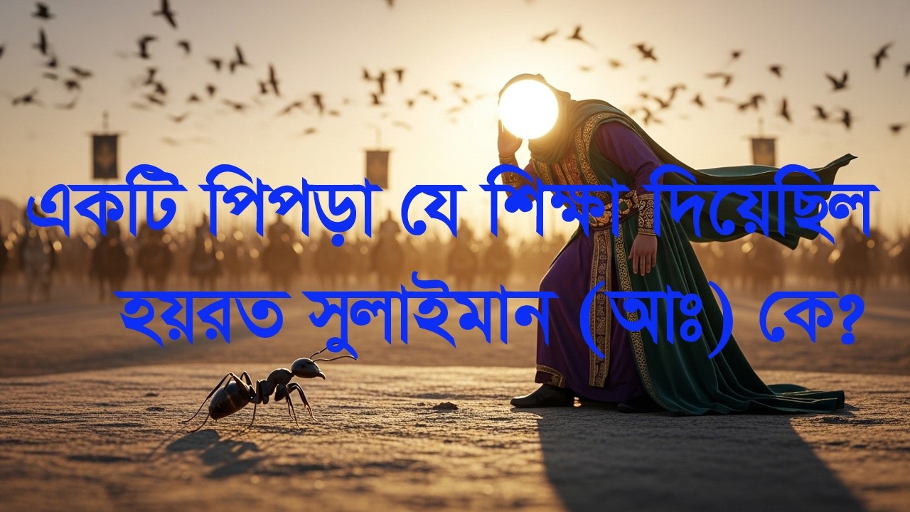 হযরত সুলাইমান আ  এর অবিশ্বাস্য ঘটনা | সিরাতের আলোপথ