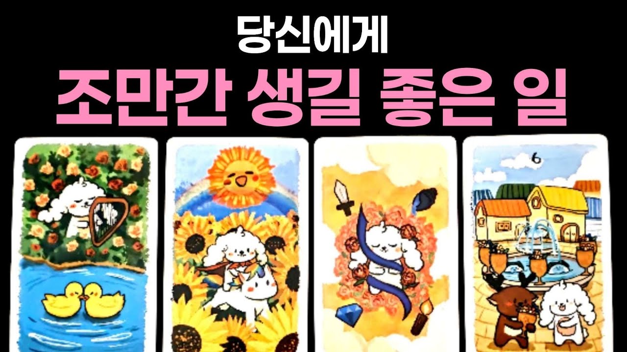 [타로] 당신에게 조만간 생길 좋은 일🌹