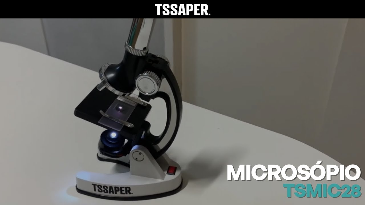 Como montar e usar o Microscópio com 28 Acessórios Tssaper TSMIC28