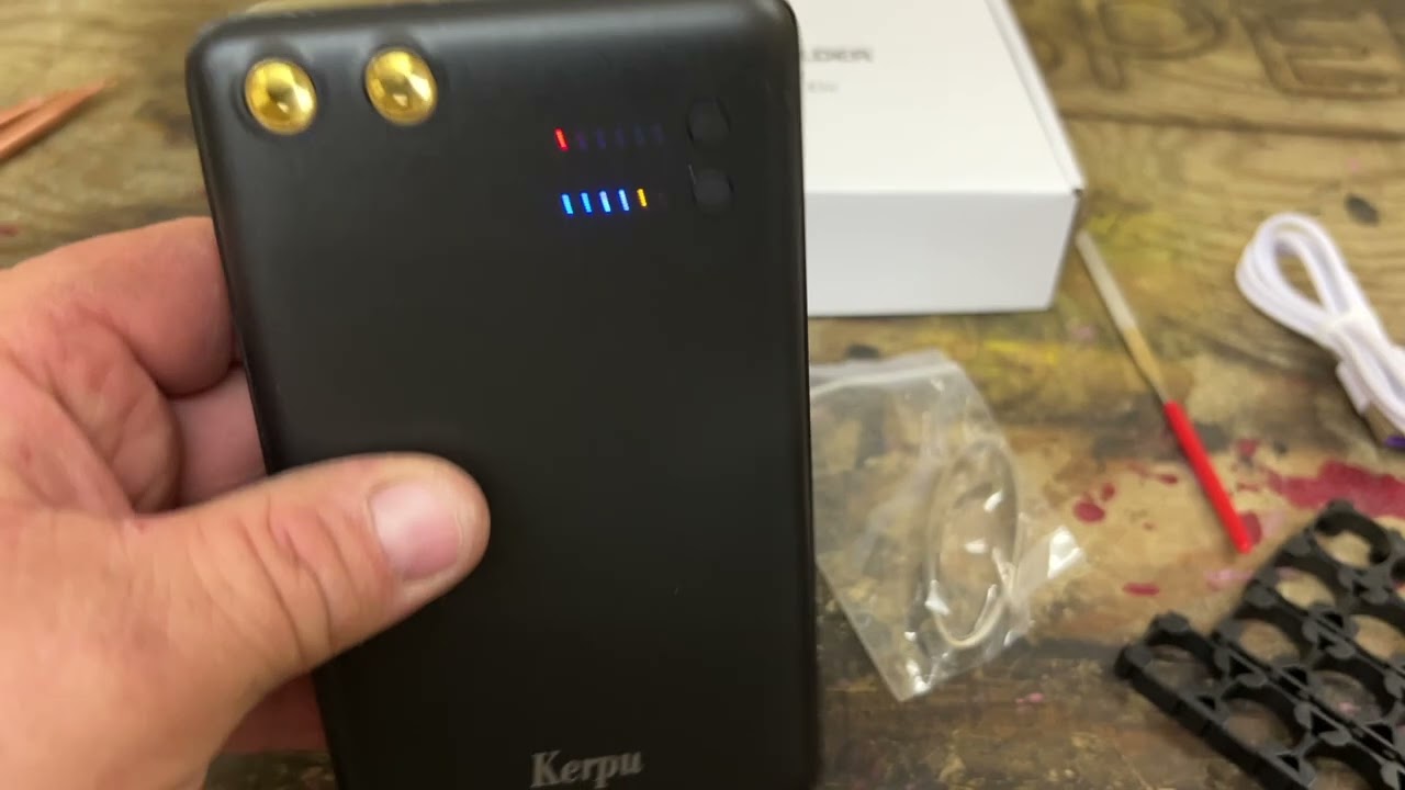 Kerpu 5000mah Rechargeable Spot Welder for Lithium Batteries & Small Electronics