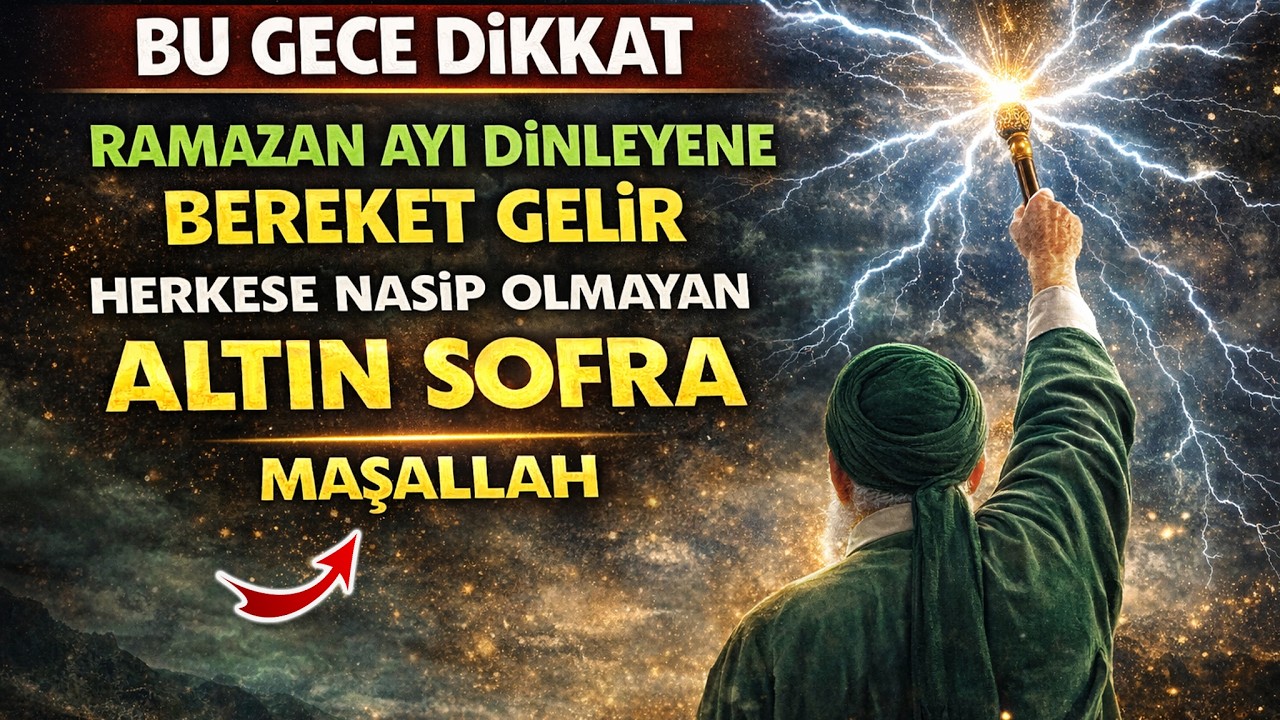 Bu Gece Dikkat! Ramazan Ayı Dinleyene Bereket Gelir – Herkese Nasip Olmayan Altın Sofra Maşallah!