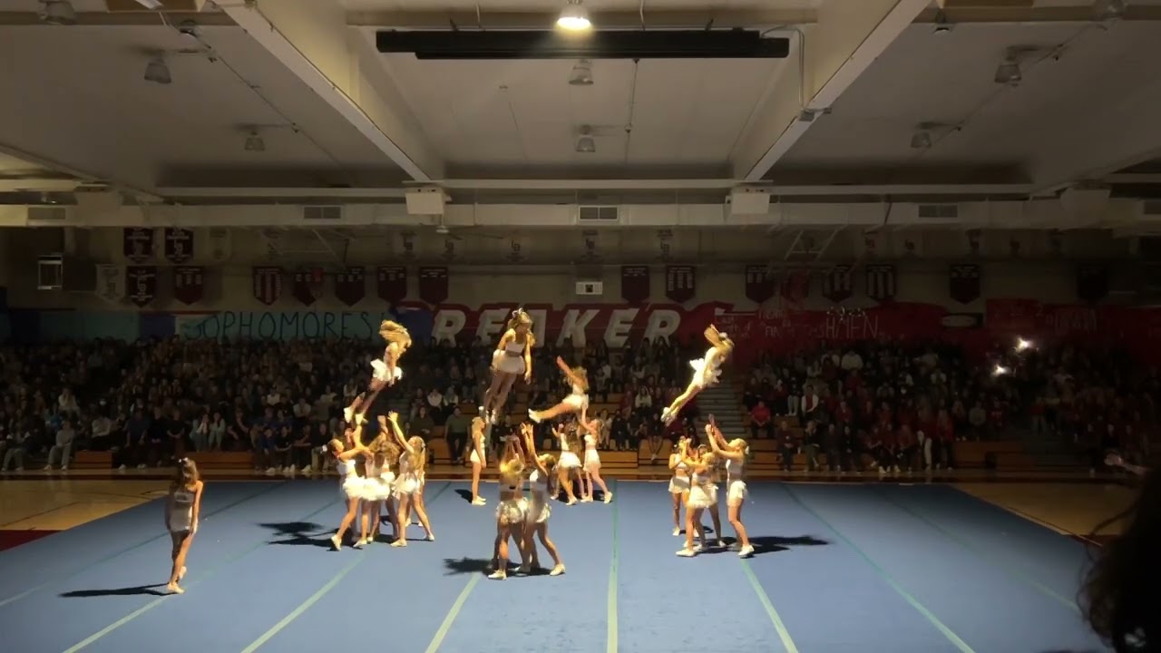 Laguna Beach High School Pep Rally 2022 Cheer Team