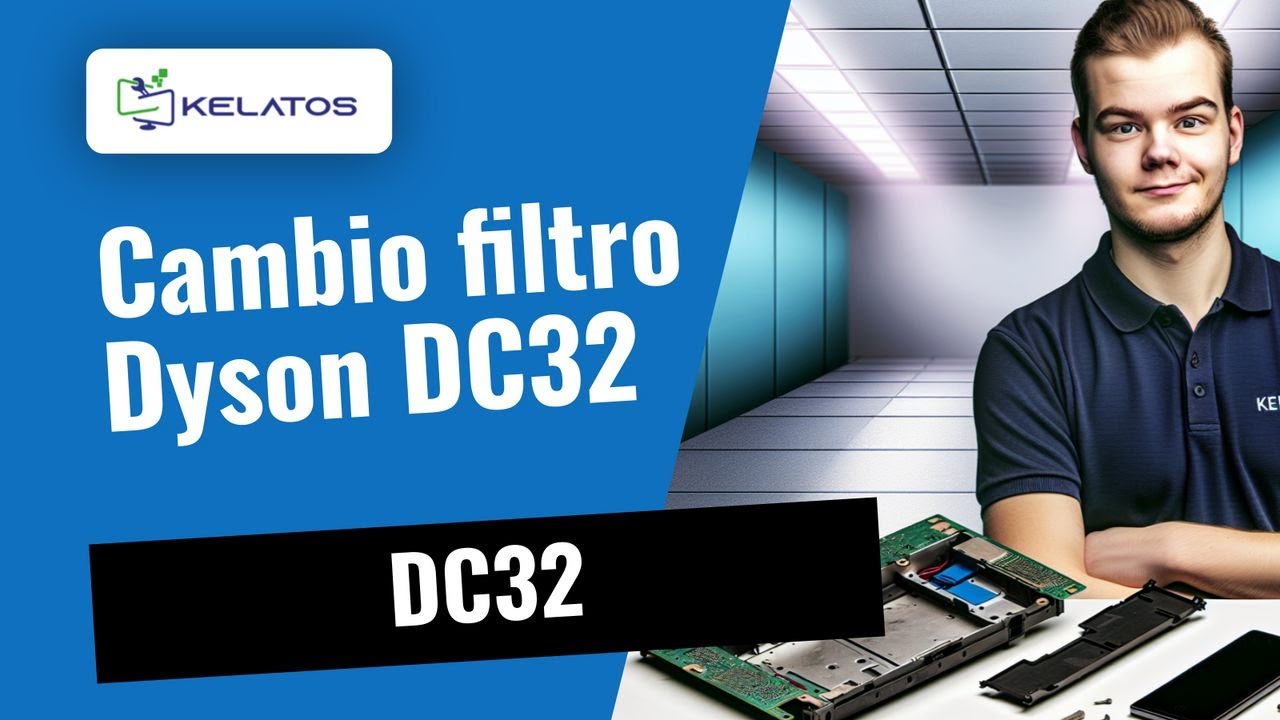 ¿Tu Dyson DC32 hace ruido extraño? 🔊 Cambio de filtro y motor