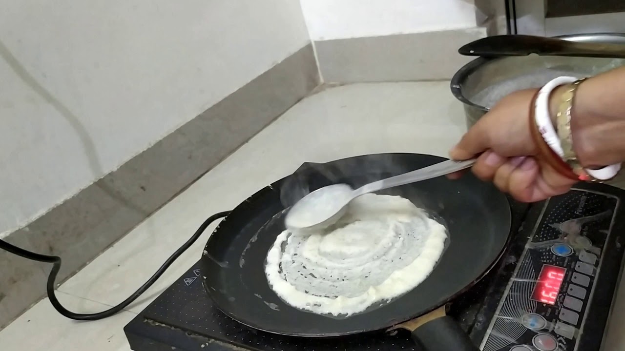 Non oily dosa making in induction