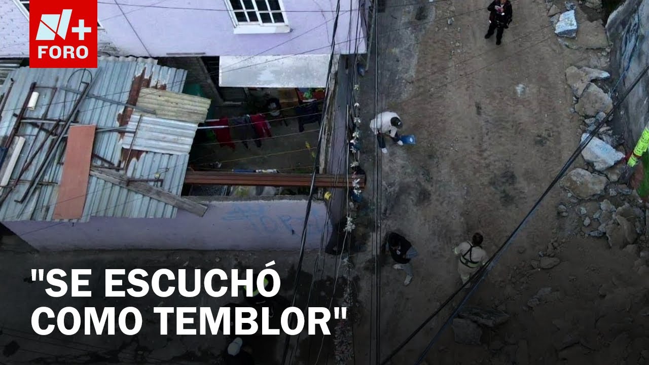 Deslizamiento de tierra deja viviendas afectadas y evacuados en Álvaro Obregón - Paralelo 23