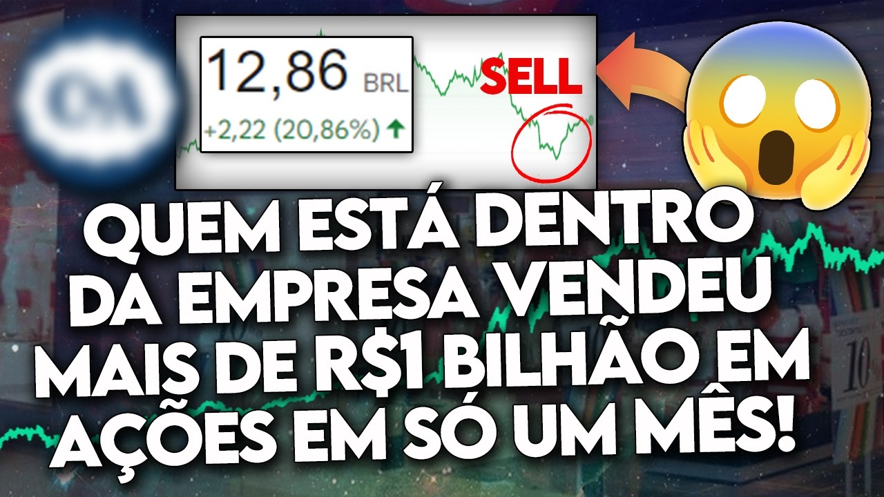 10 AÇÕES que os DONOS e DIRETORES estão VENDENDO! (Por que os INSIDERS estão PULANDO FORA?) - TOP 10