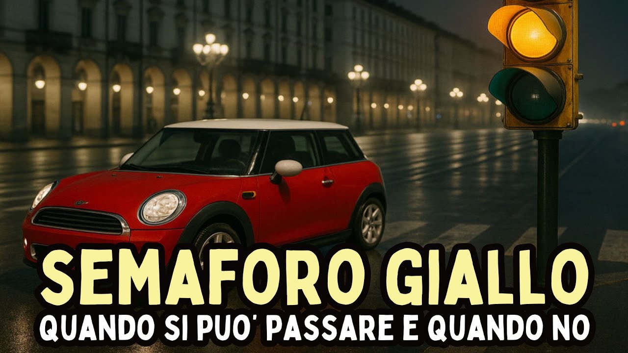 🚦SEMAFORO GIALLO🚦: passare o fermarsi? L'errore che può costarti caro secondo il codice della strada