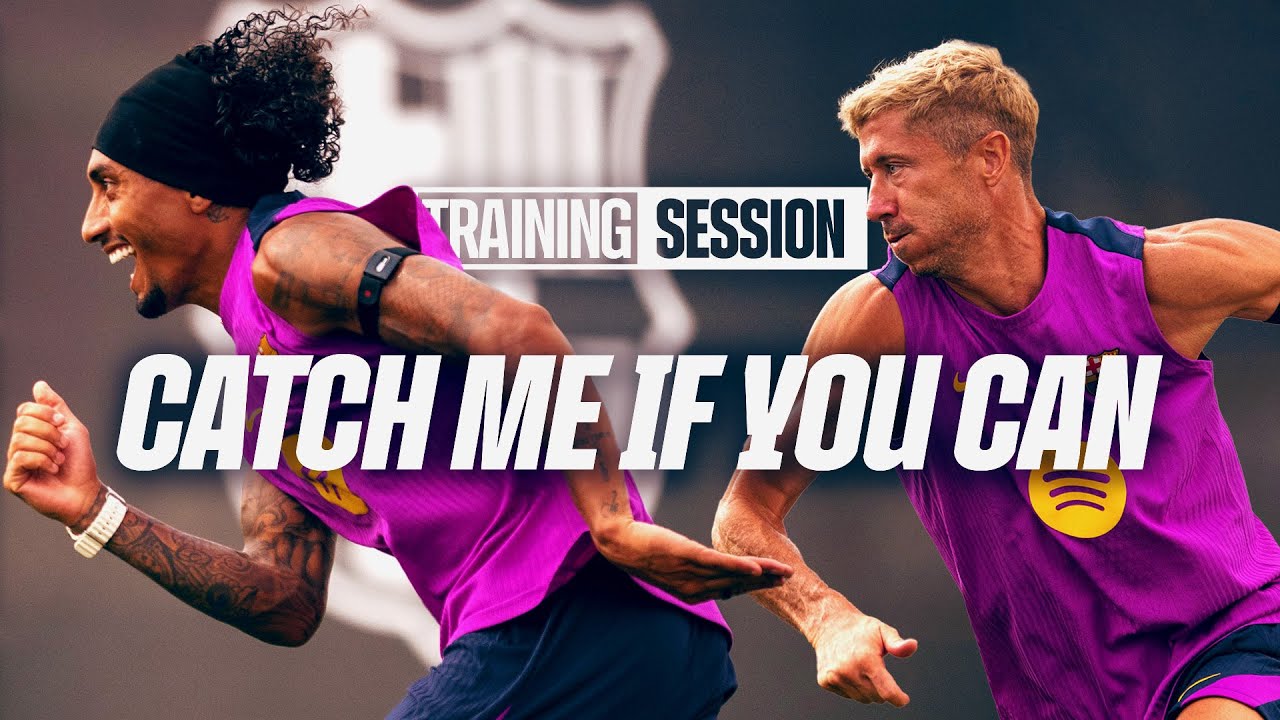 SPRINT RACES 🏃💨 |  FC Barcelona Training Session 🔵🔴