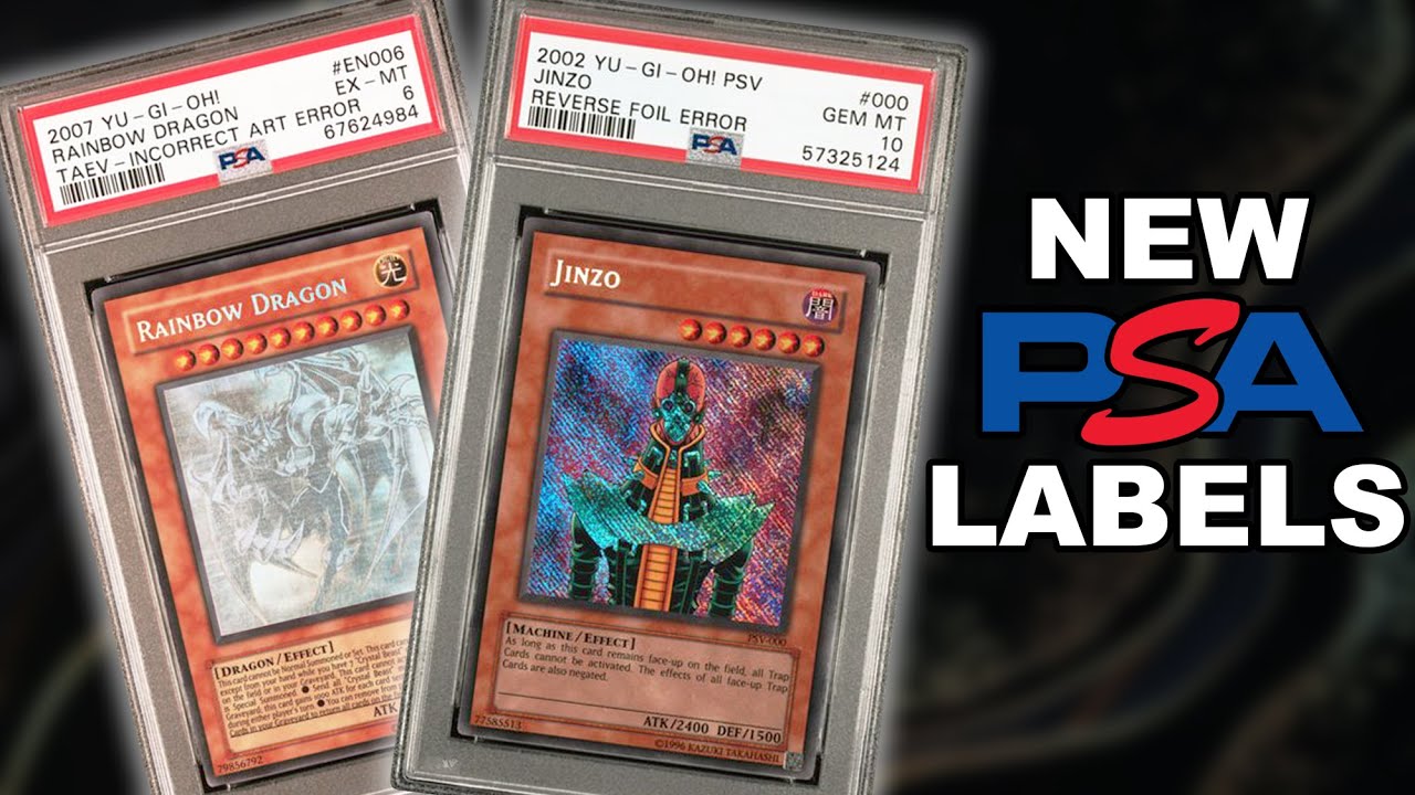 PSA FINALLY Grades YuGiOh Misprints!