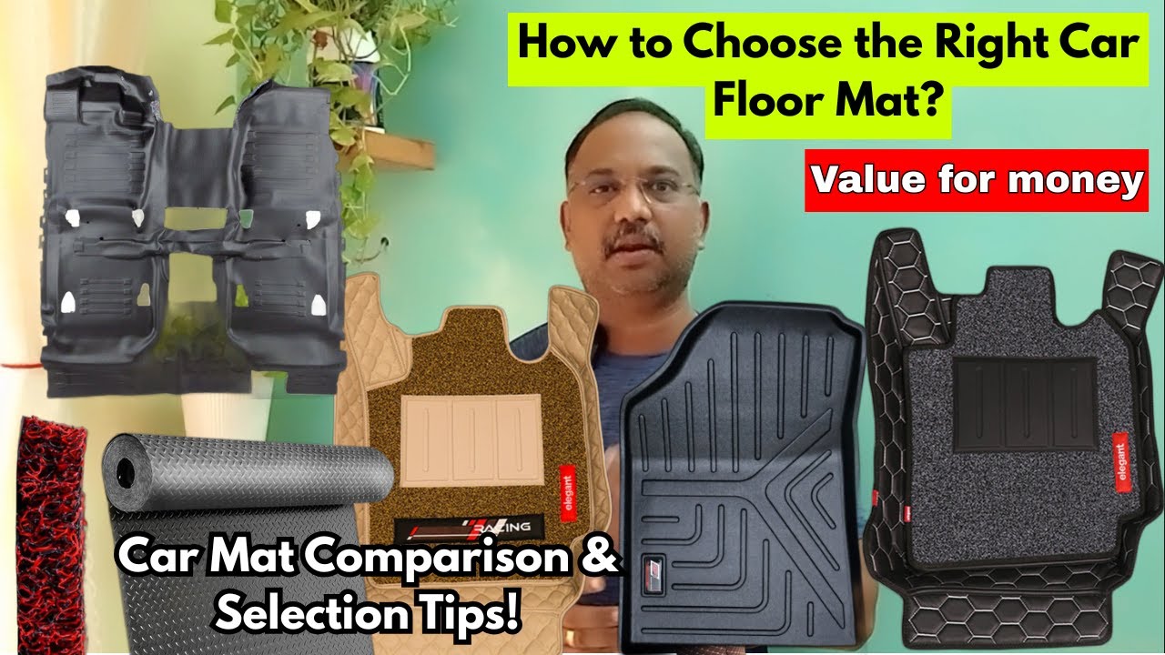 🚗How to Choose the Right Car Floor Mat? | 3D 5D 7D 9D 11D Types Explained | Budget & Fit Guide