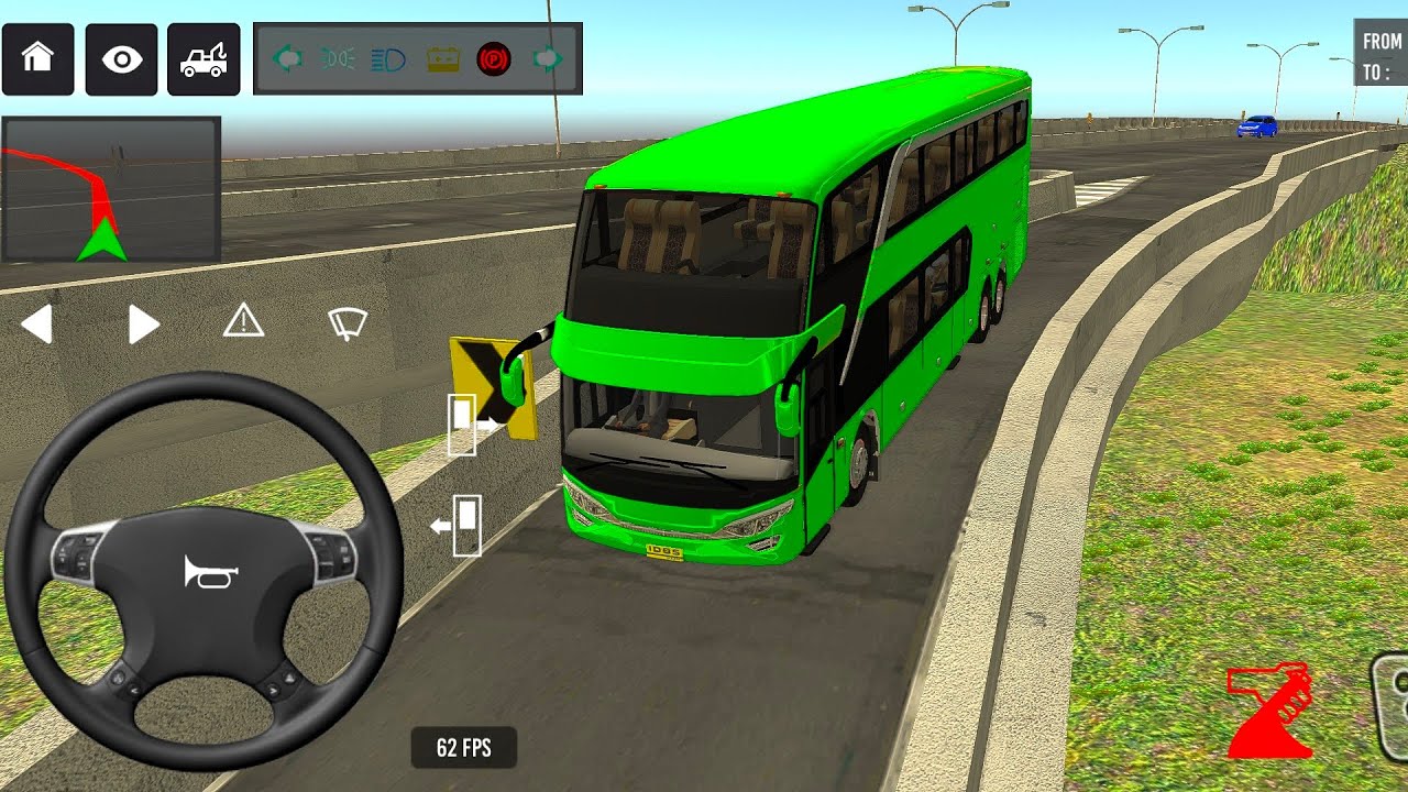 😍Bus Simulator: 3D Bus Games:Bus Simulator ll🔥 new euro coach ll NEW BUS SIMULATOR INDONESIA #games