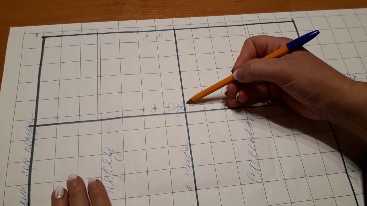 Чертеж основа детской юбки