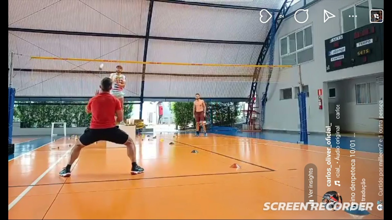 Treinamento de peteca com treinador Carlos Oliver #peteca #esportes #treino #saude 