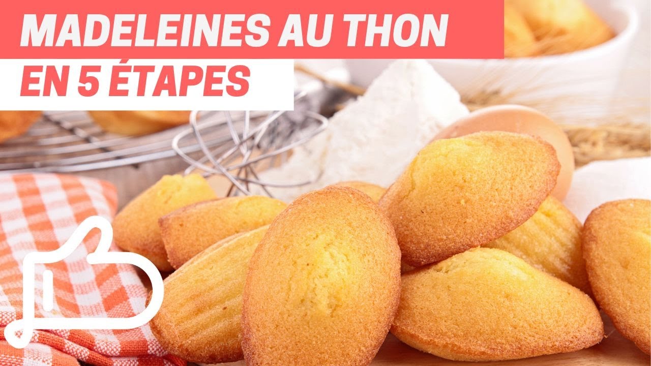 Recette Facile de Madeleines au Thon: Un Régal Salé à Déguster à l'Apéro!