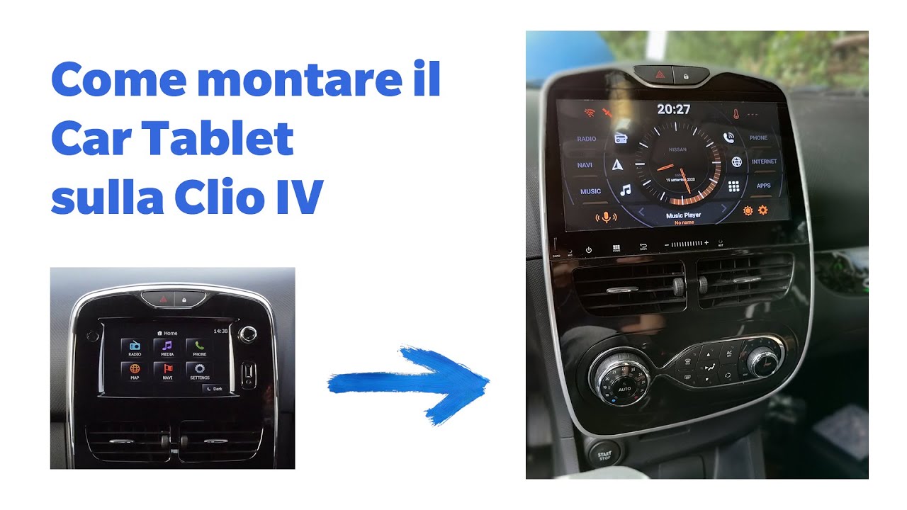 Tutorial montaggio Cartablet Renault Clio IV